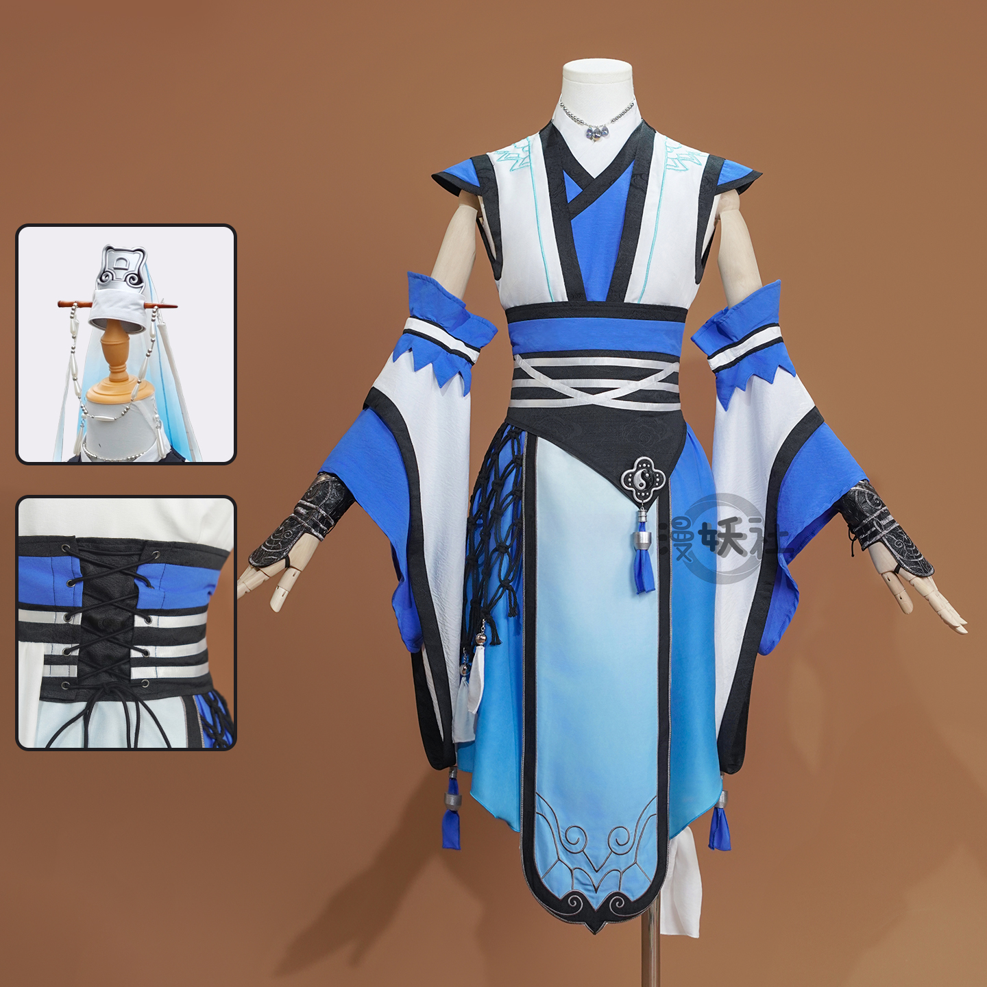 漫妖社尾款 剑三怀雪道姑cos服怀雪沐雪入门校服纯阳cosplay服装