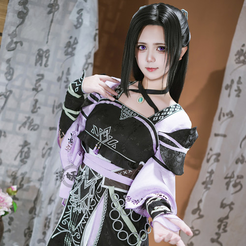 少量现货 剑网三cos服 剑茗花姐 剑三万花校服cosplay服装