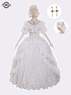 现货 第五人格红夫人cos服应许之日全套含配件红夫人婚纱大码