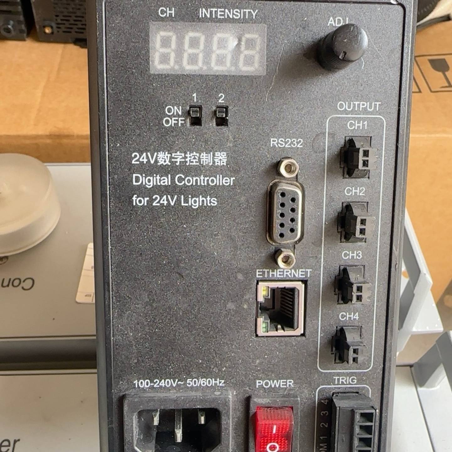 可维修OPT奥普特24V光源控制器DPA2024E-4,,议价