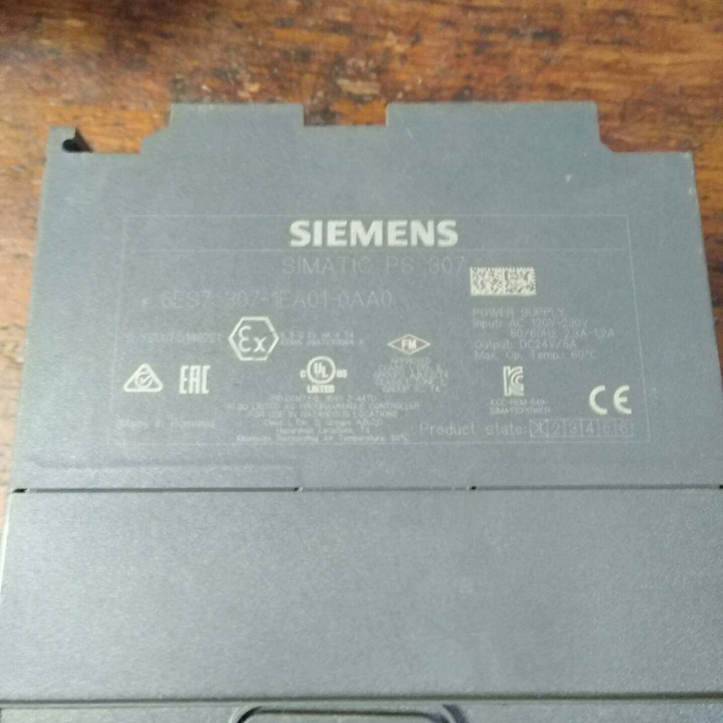 可维修西门子电源模块6ES7307-1EA01-0AA0,没有测试议价