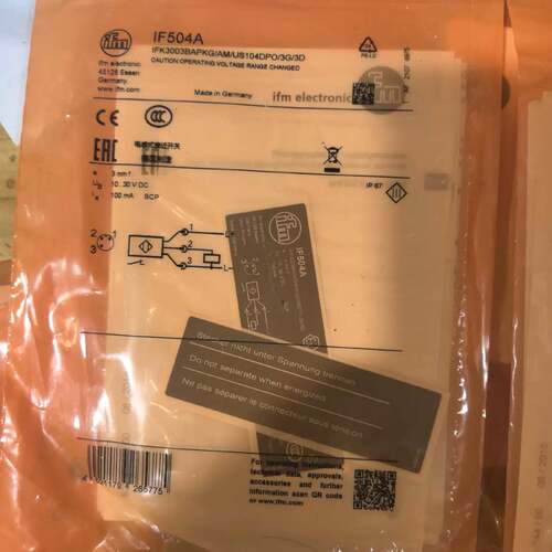 可维修IFM易福门IF504A接近开关，正品,限号8个,实议价
