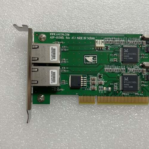 可维修AAEON ADP-8139DL双口千兆网卡，PCI接口，R议价
