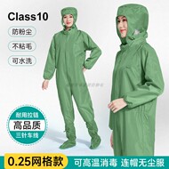 0.25网格直拉链防尘服