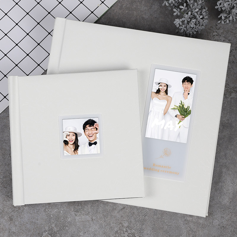 婚纱照相册定制皮质结婚照片书高端影楼婚礼本精修入册婚庆纪念册