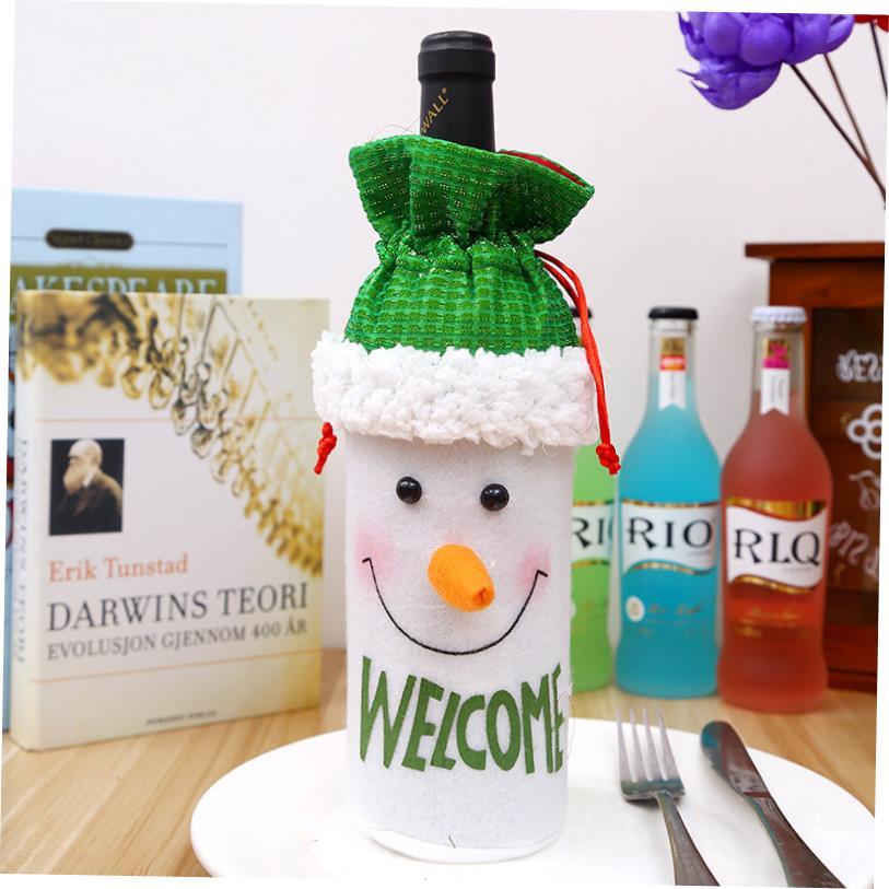 Christmas decorations old man wine bottle holder 圣诞酒瓶套