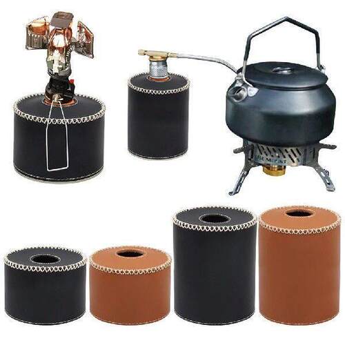 450/230G PU Leather Gas Tank Protective Case Gas Can