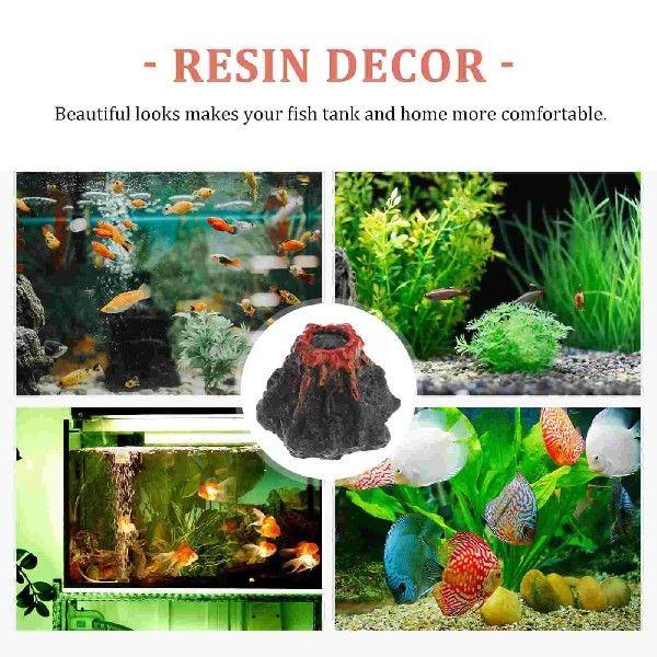 Air Filter Plant Underwater Volcanic Decor Large Faux