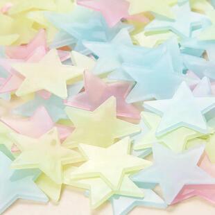 The Kids Wall For Stars Dark Glow ers Luminous 100Pcs