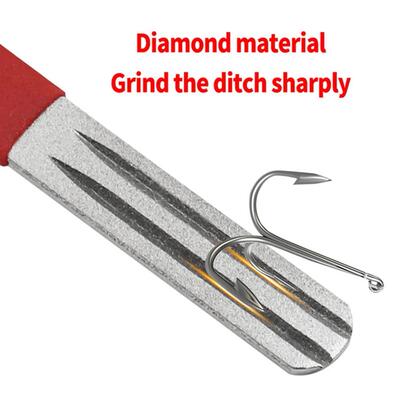 Fishing Hook File Grindstone Diamond Knife Sharpener
