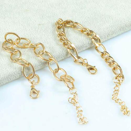 t Bohemian minimalist adjustable multi-layer metal bracelet