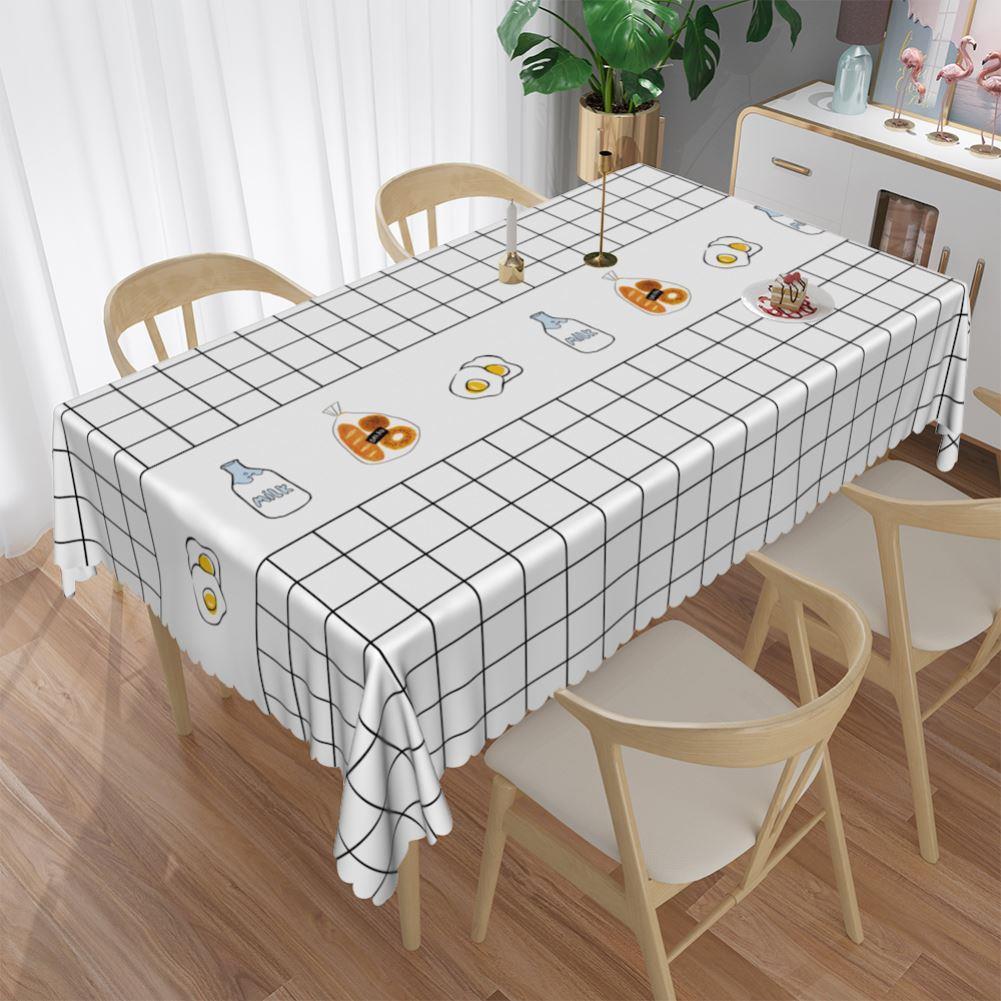 pvc table cloth Mat Waterproof and oil-proof tablecloth desk