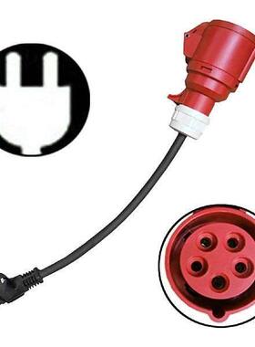 Schutzkontakt Plug to Cee Adapter 5 Pin 16A Coupling Socket