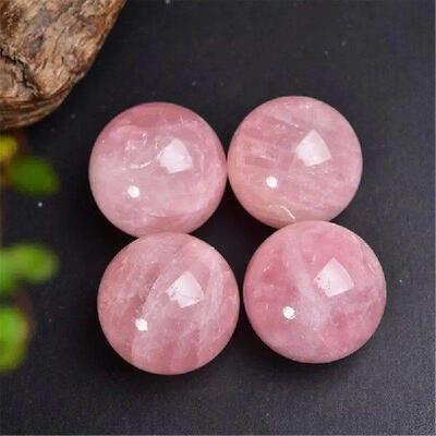 AXYC Elegant Rose Quartzs Sphere Stone Polishing Pink