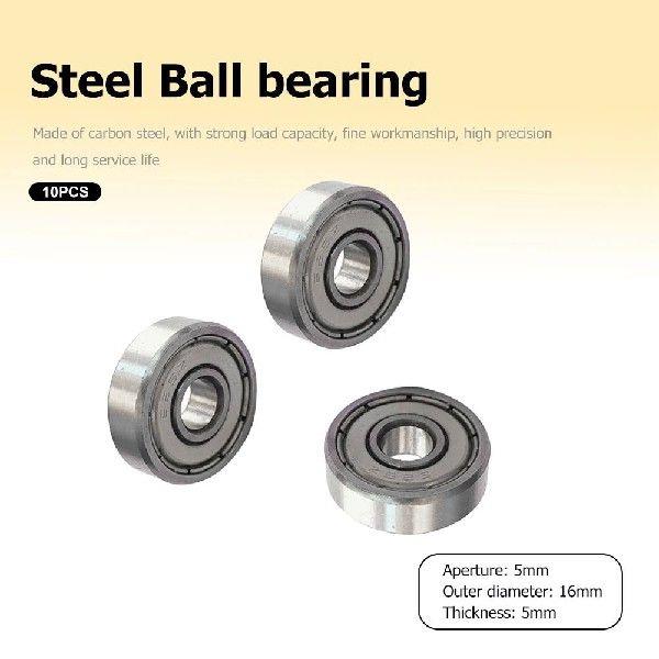 10pcs Miniature Ball Bearing 5x16x5mm 625ZZ Small Bearing