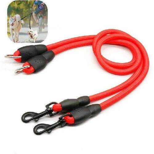Dog Leash Double Leashes for Dogs Walking Detachable Dog Cha