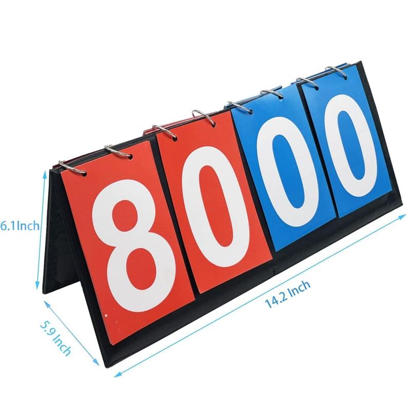 Flipper score board Table Top Scoreboard for Sports 4-Digit
