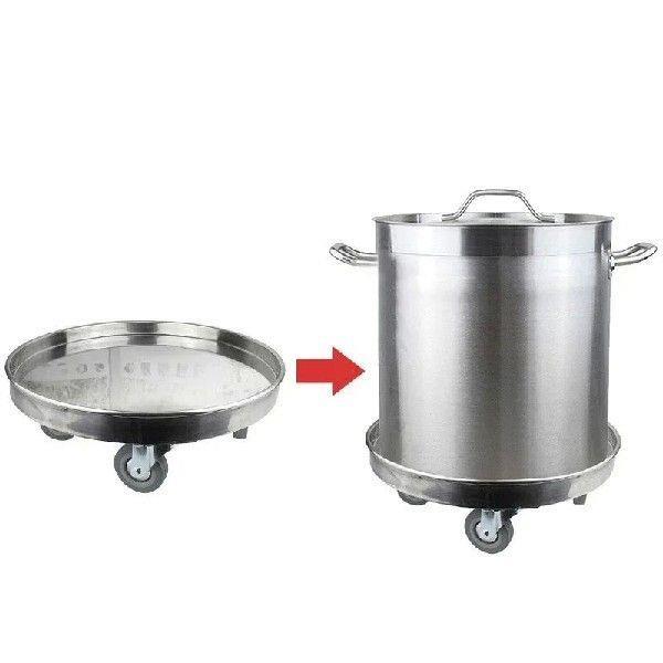 Soup bucket base Castor mobile vehicle Tool cart Four