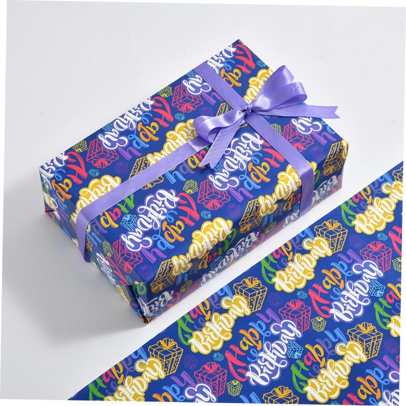 Gift wrapping paper Birthday gift paper Christmas wrap paper