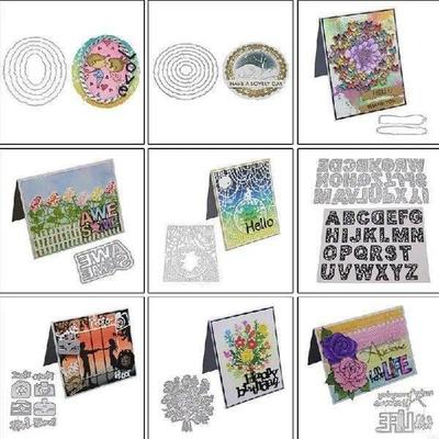 R3MA Circle Frame Metal Cutting Dies Stencil DIY