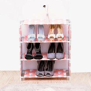 Nonwoven Fabric Shoe Rack Three Way Assembly Household