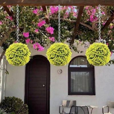 Faux Topiary Ball Greenery Sphere Centella Ball Plant