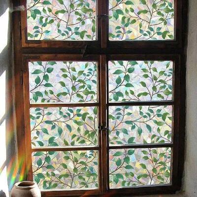Multicolor Window Privacy Film DIY Accessoires Ornament Sun