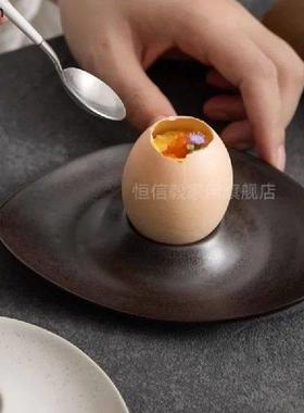 Irregular Egg Tray Ceramic Plates Egg Rack Dessert Plate