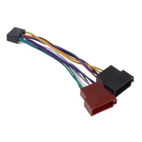 Car Radio Sound Adapter Cable 16 Pin ISO Socket For Kenwood