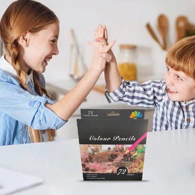 72 Count Colored Pencils Color Pencils Set Coloring Pencils