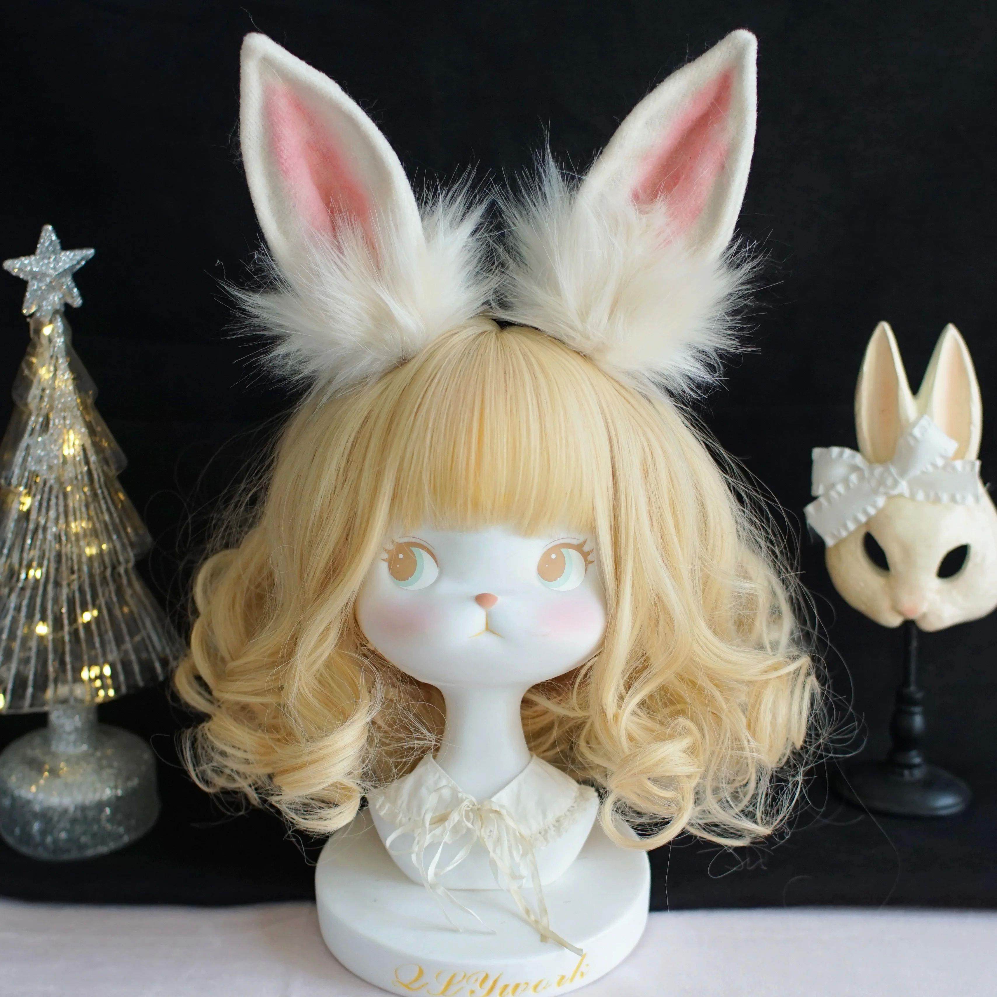 Bunny ears cosplay animal ears lolita rabbit ears headband h