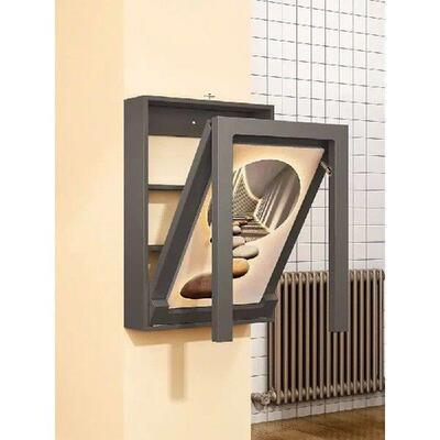 Multifunctional Folding Storage Holders Wood Desk Table