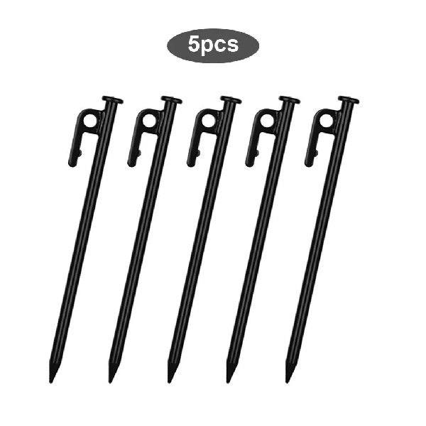 Pack of 5 Tent Pegs Ground Nails Portable Camping Picnic