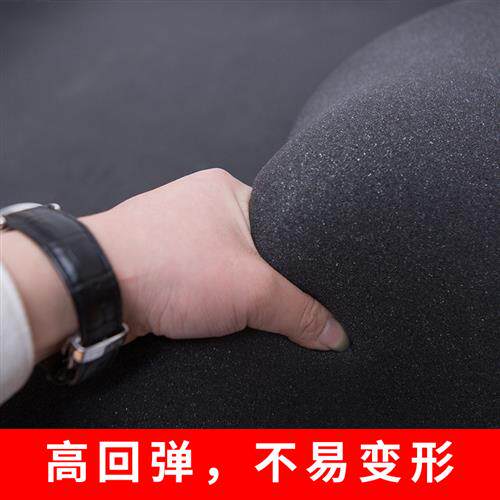 中高密度黑色海绵垫大块包装内衬防震防尘隔音薄海绵片可订做尺寸