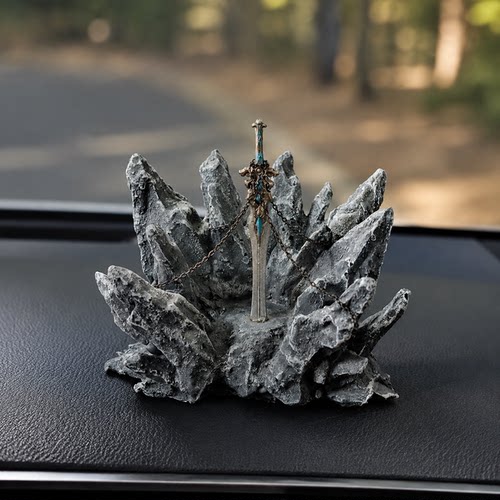 动漫场景造景汽车摆件车载装饰品