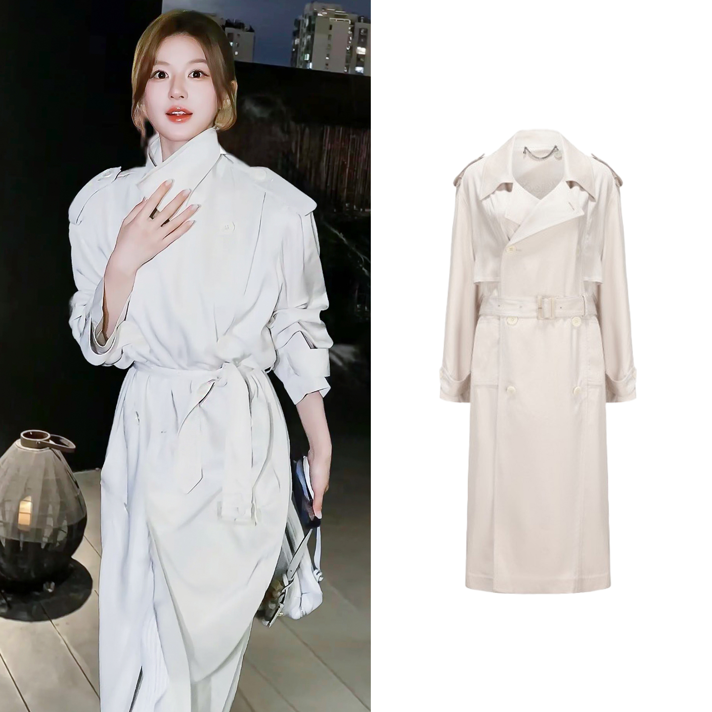 【现货发】赵露思同款风衣外套女