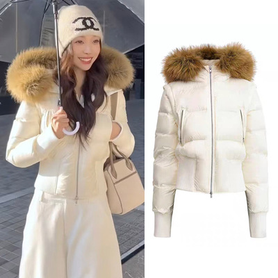 【现货发】易梦玲同款短款羽绒服