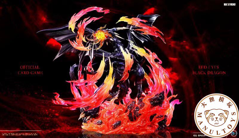[Big Cragine] MX Studio True Red Eyes Black Dragon Mechen 동상 시리즈 Third Hands Gk