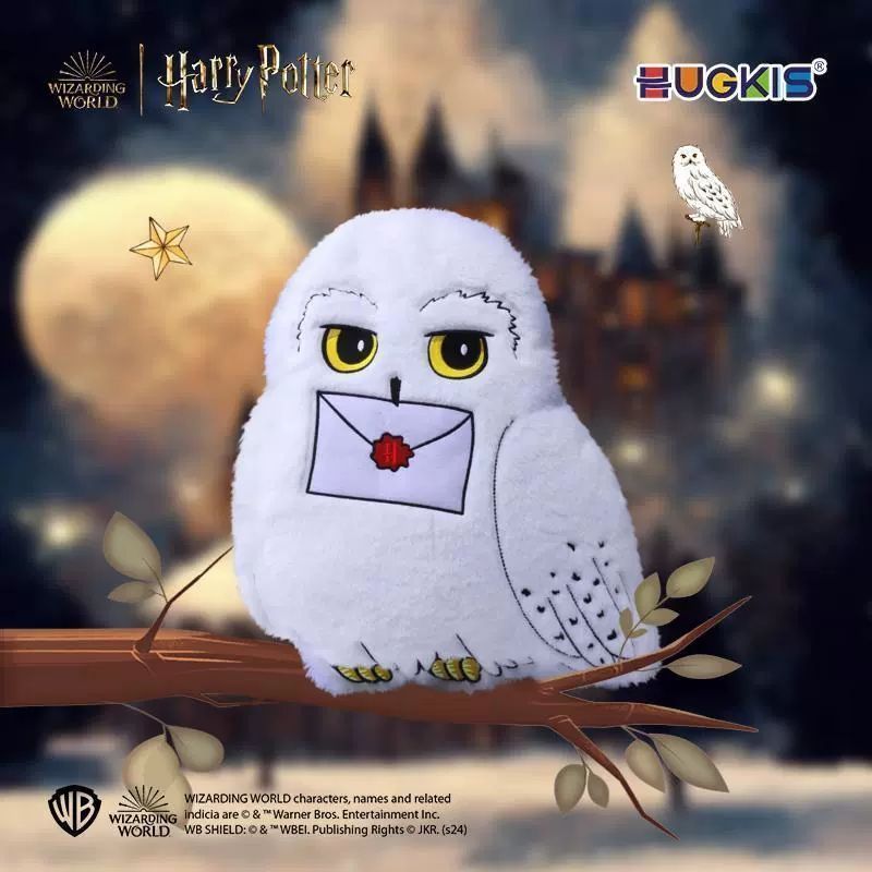 名创优品哈利波特海德薇抱枕可爱