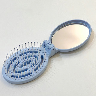 名创优品miniso三丽鸥草莓系列便携折叠镜梳套装玉桂狗美乐蒂梳子