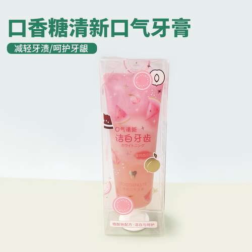 miniso创优口香糖清新牙膏洁白