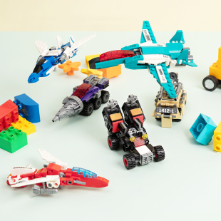 MINISO 益智力趣味 名创优品儿童积木M1412启蒙早教玩具拼搭接组装