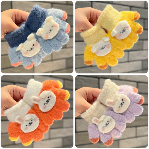 婴幼儿手套秋冬款可爱迷你小五指