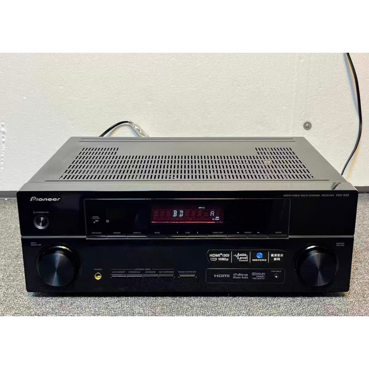 二手Pioneer/先锋 VSX-520-K家庭影院功放5.1声道高清功放