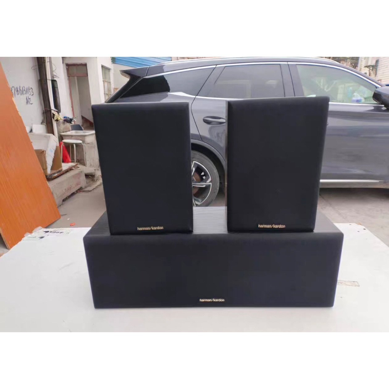 二手美国原装进口哈曼卡顿cr1中置环绕音箱