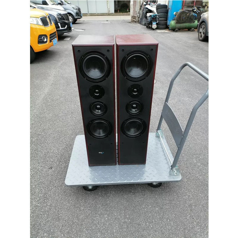 二手MV-5德国原装三分频双 6.5 寸发烧HiFi落地音箱