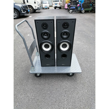 二手建伍 KS-T333 无源三分频发烧HIFI落地音箱一对 8 寸