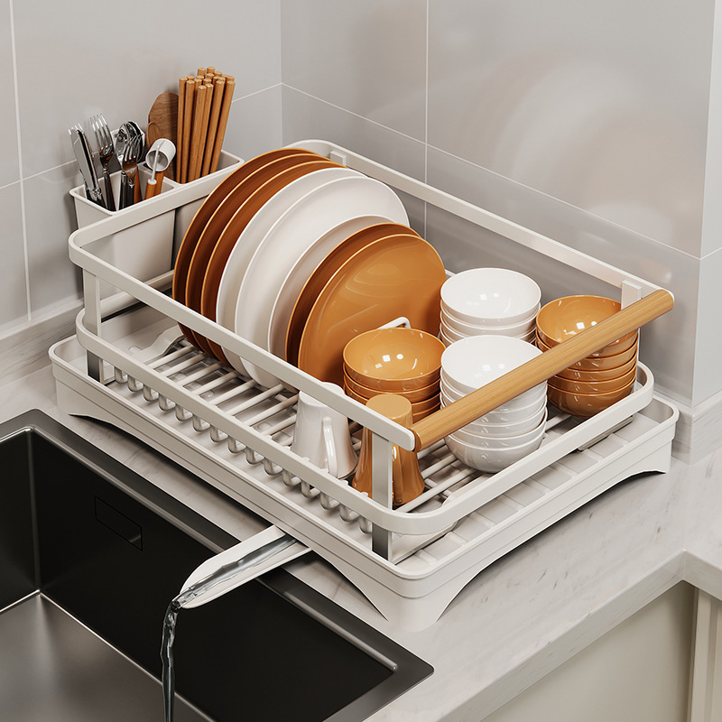 厨房碗碟碗筷收纳架水槽台面置物架碗架盘子沥水架放碗盘收纳盒子