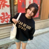 正品 essentials卫衣圆领男女外套潮牌复线FOG反光FALL24FW美式