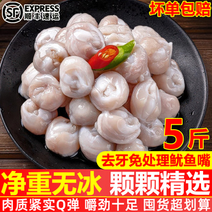 鱿鱼嘴新鲜去牙大号墨鱼嘴乌贼嘴冷冻目鱼嘴日料烧烤商用批发顺丰